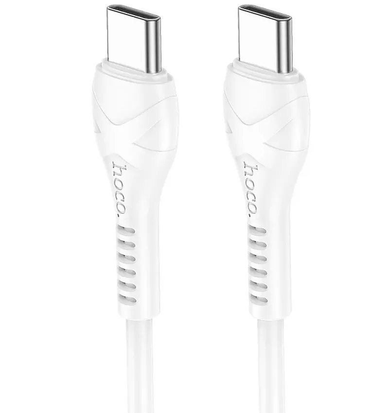 Cavo Dati e Ricarica USB-C - USB-C HOCO X37, 60W, 1m, Bianco - immagine 1
