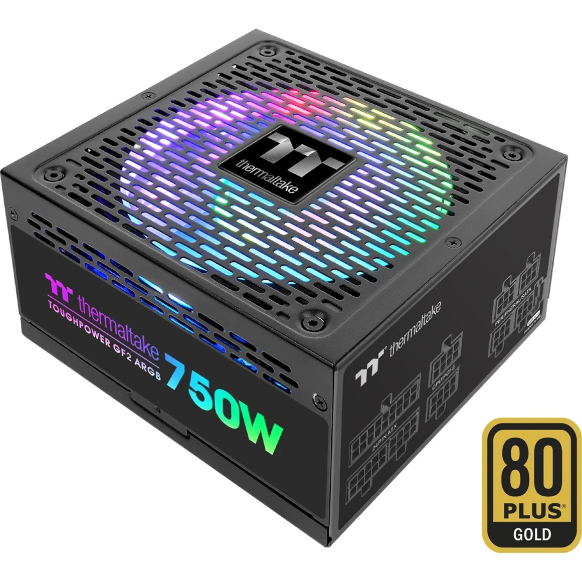 Toughpower GF2 ARGB alimentatore per computer 750 W 24-pin ATX Nero, Alimentatore PC - immagine 1