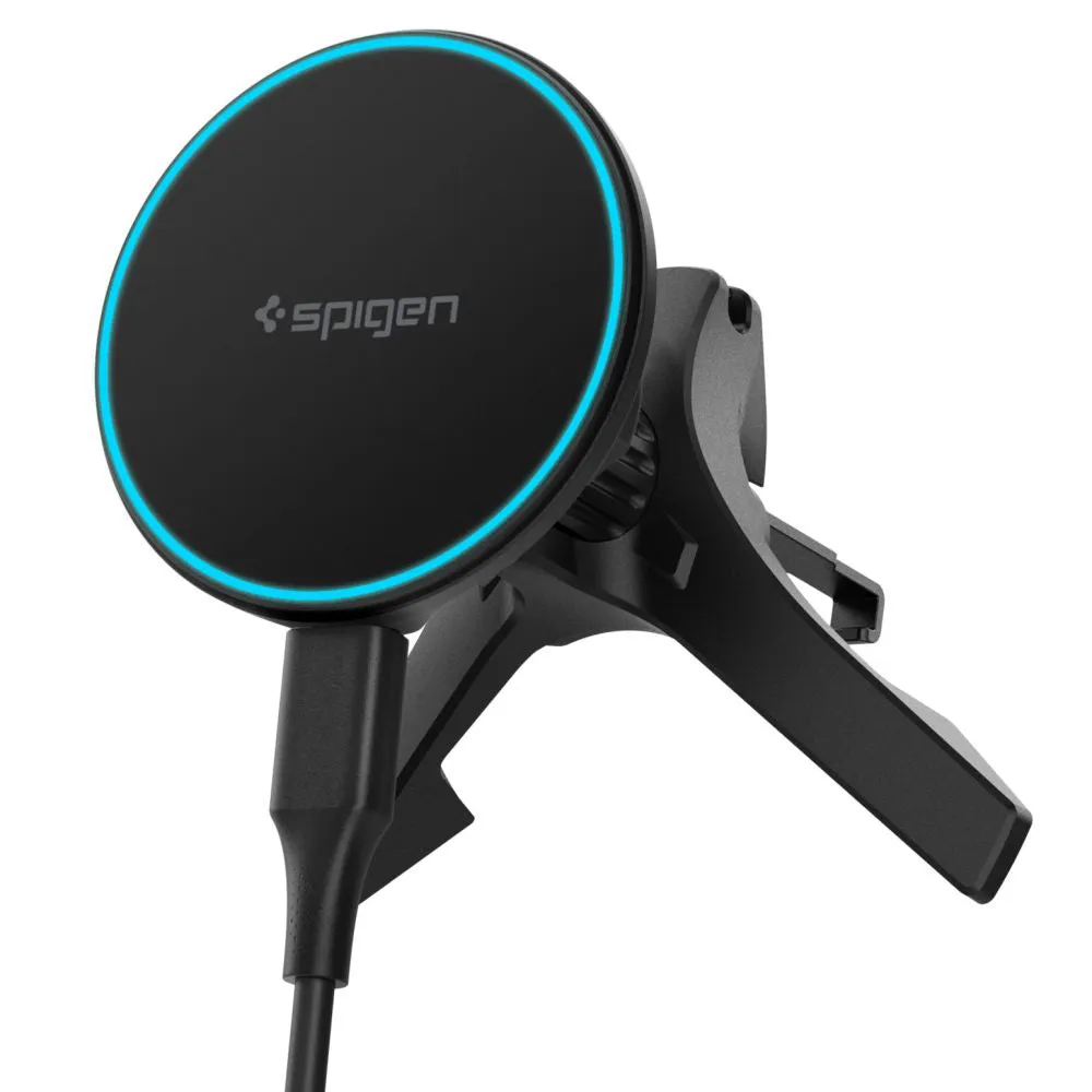 Caricabatterie Auto Wireless Spigen EV15MAQ Essential, 15W, 1.67A, Nero ACP10513 - immagine 1