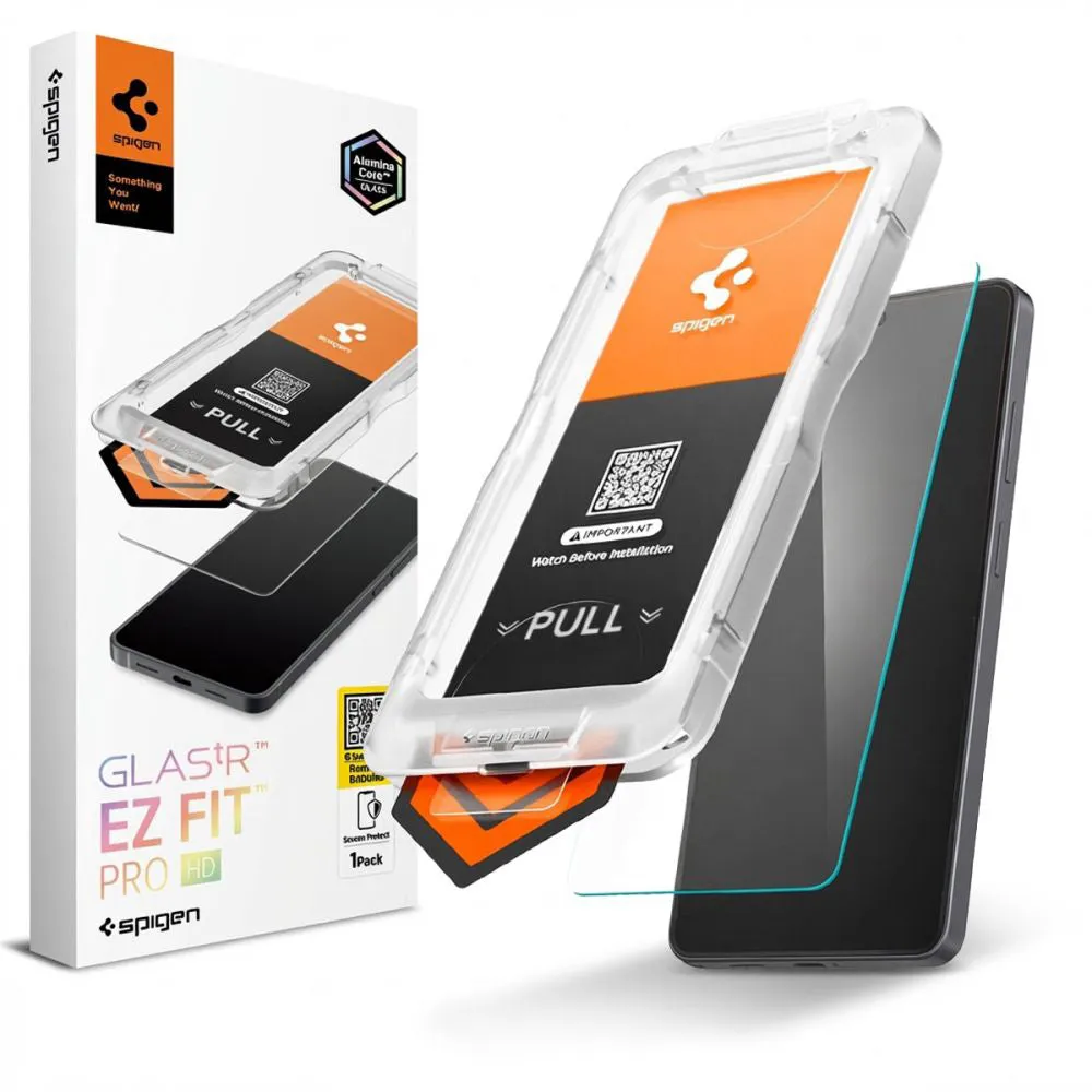 Pellicola Protettiva Schermo Spigen GlastR EZ FIT Pro HD per Samsung Galaxy S26 Ultra S948, Vetro Temperato, Full Glue AGL11074 - immagine 1
