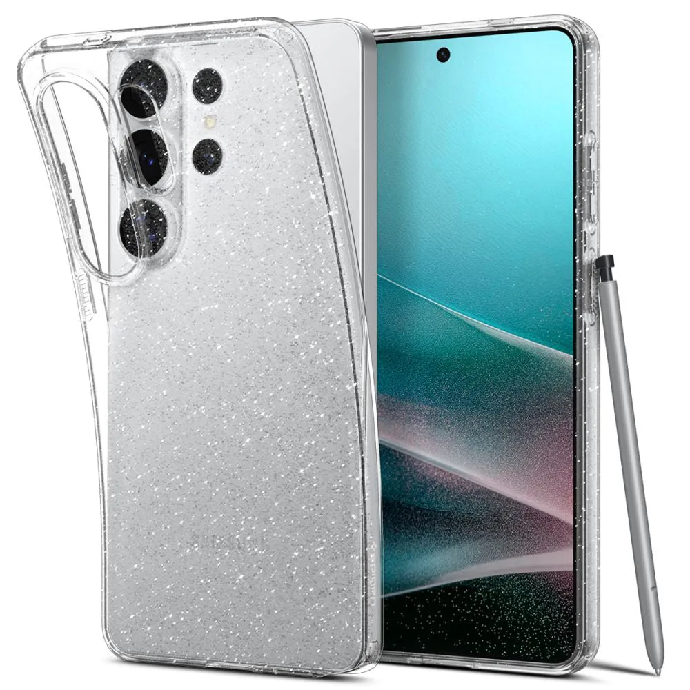 Custodia per Samsung Galaxy S26 Ultra S948, Spigen, Liquid Crystal Glitter, Trasparente ACS10673 - immagine 1
