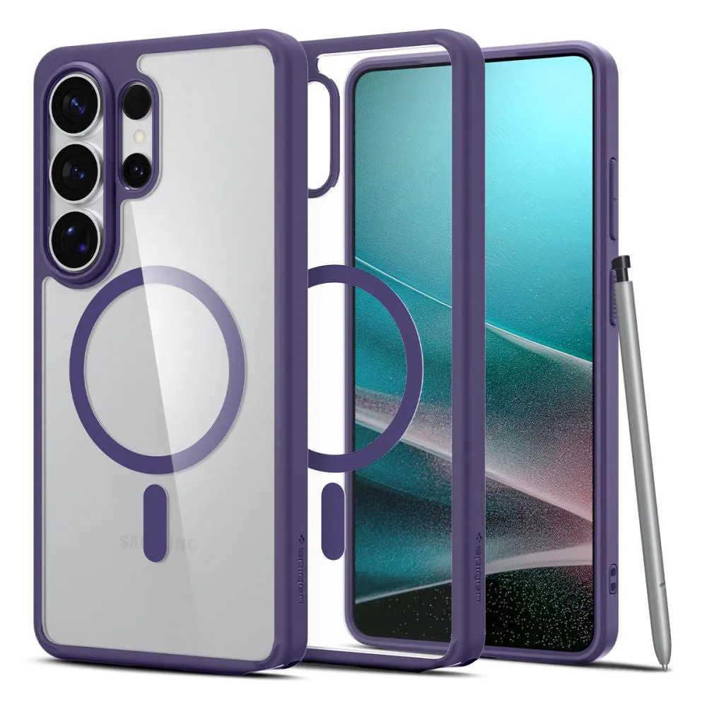 Custodia MagSafe per Samsung Galaxy S26 Ultra S948, Spigen, Ultra Hybrid, Viola Scuro ACS11208 - immagine 1