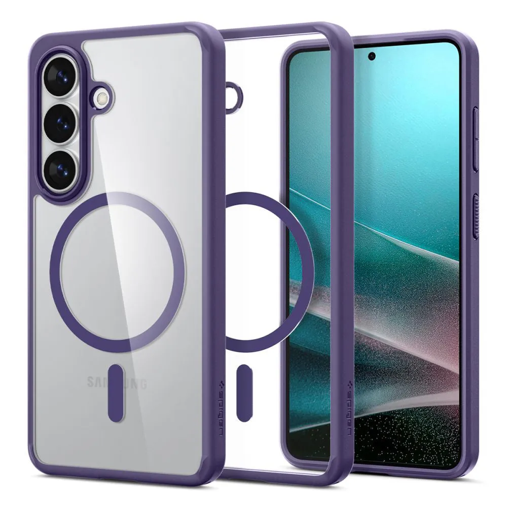 Custodia MagSafe per Samsung Galaxy S26 S942, Spigen, Ultra Hybrid, Viola Scuro ACS11220 - immagine 1