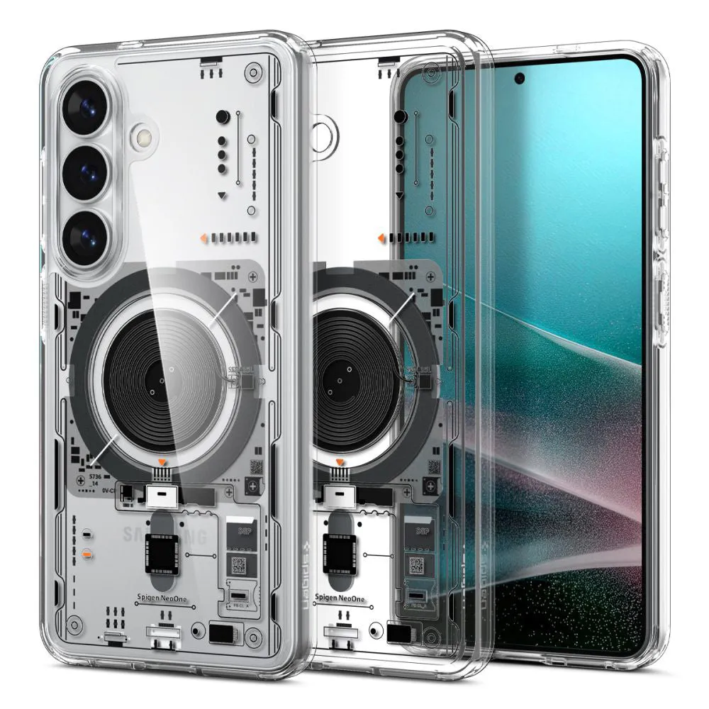 Custodia MagSafe per Samsung Galaxy S26 S942, Spigen, Ultra Hybrid Neo One, Trasparente ACS11218 - immagine 1