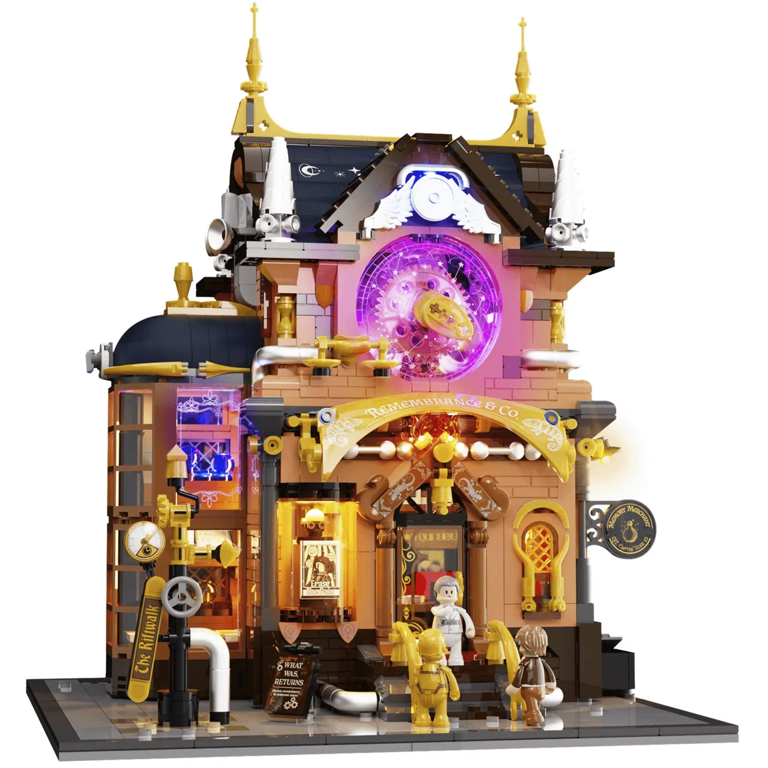 Negozio di magia della memoria steampunk, Giochi di costruzione - immagine 1