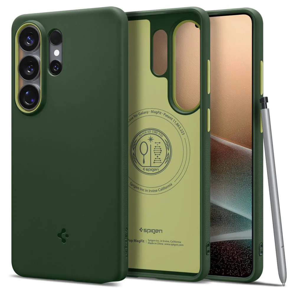 Custodia MagSafe per Samsung Galaxy S26 Ultra S948, Spigen, Caseology Nano Pop, Verde ACS11039 - immagine 1