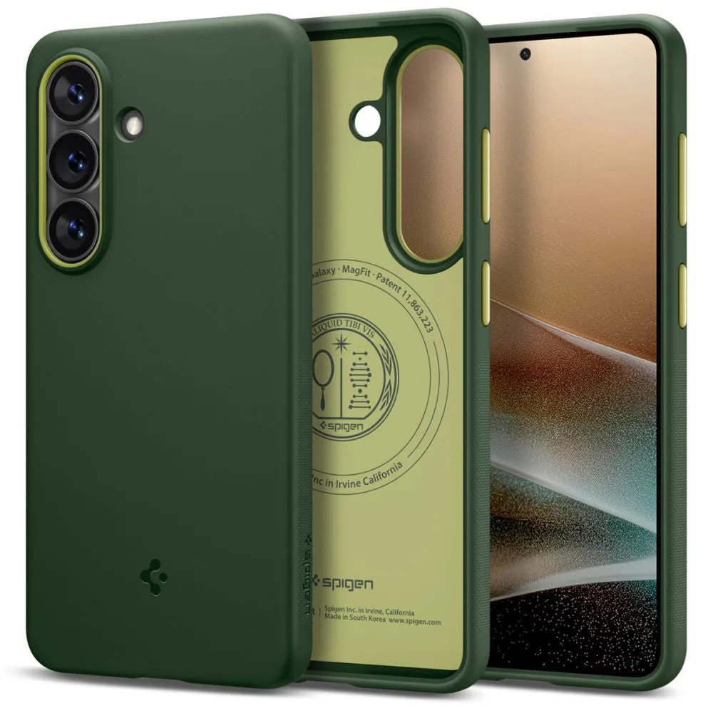 Custodia MagSafe per Samsung Galaxy S26 S942, Spigen, Caseology Nano Pop, Verde ACS11067 - immagine 1