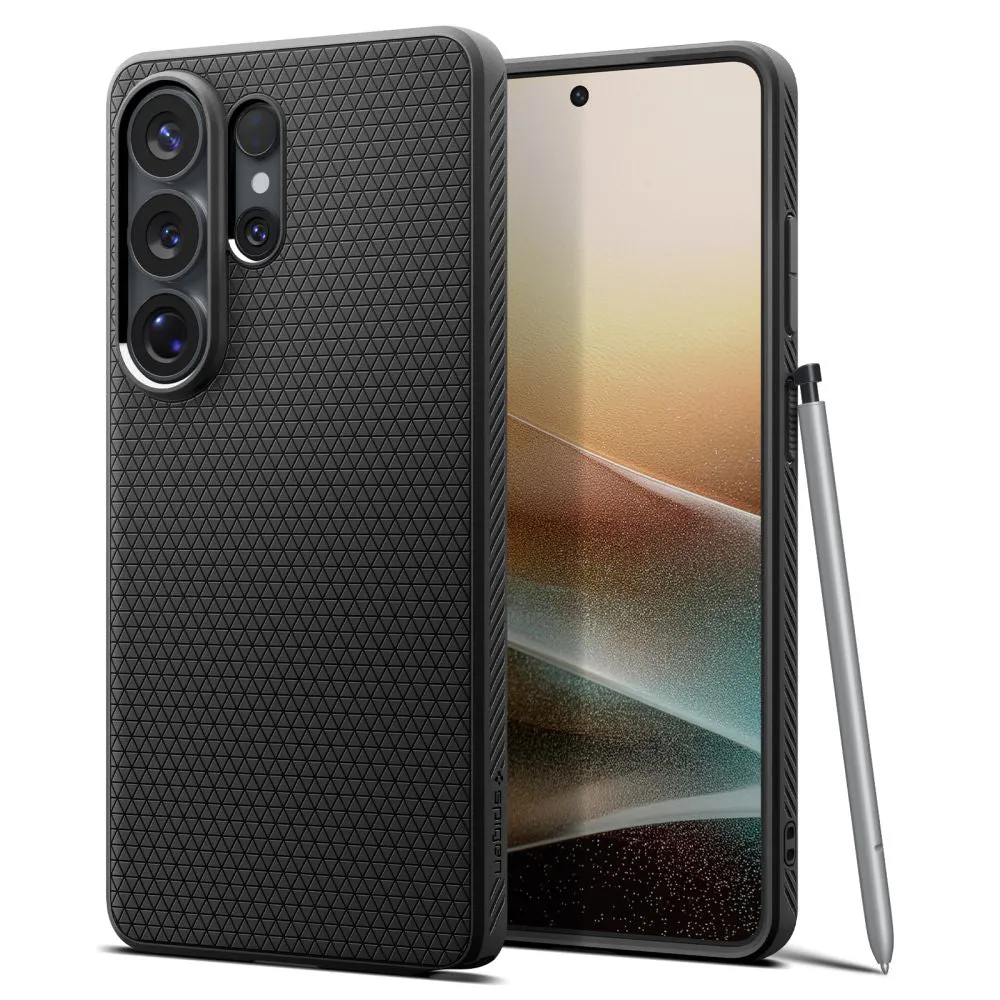 Custodia per Samsung Galaxy S26 Ultra S948, Spigen, Liquid Air, Nera Opaca ACS10670 - immagine 1