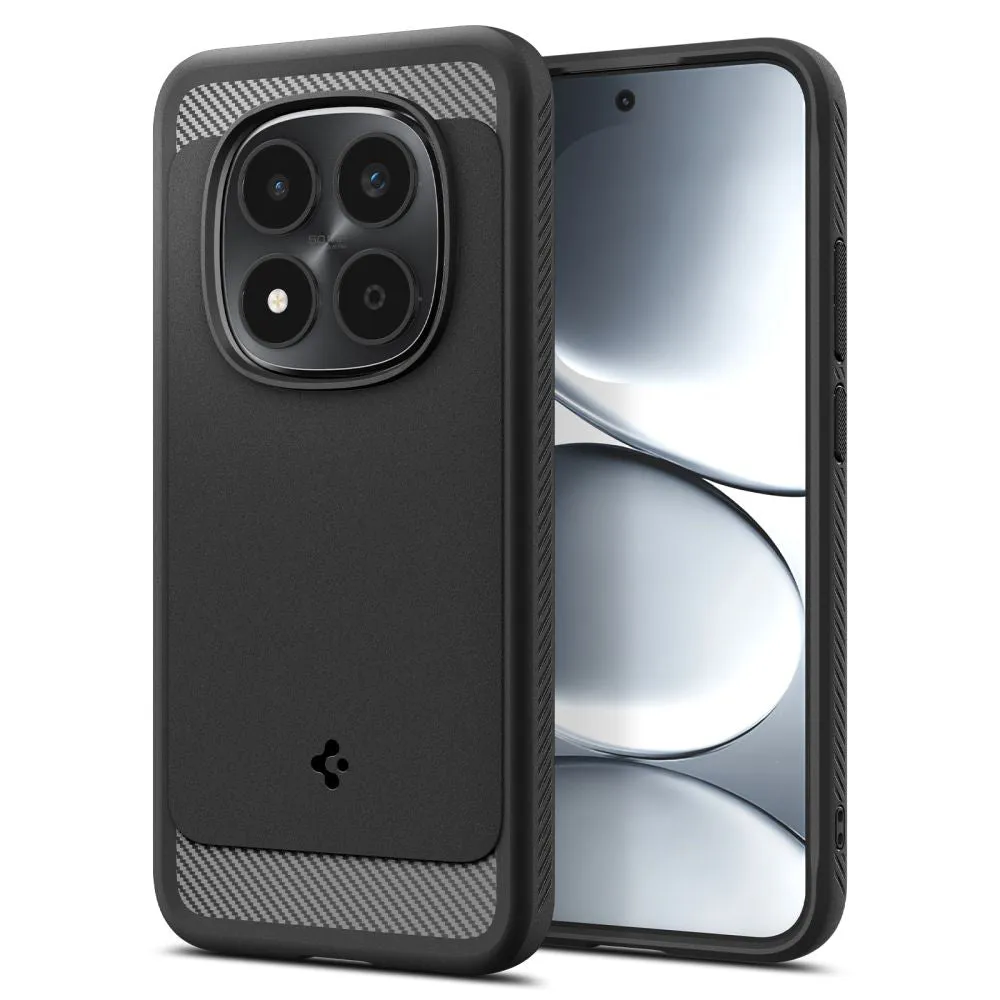 Custodia per Xiaomi Redmi Note 15 Pro 5G, Spigen, Rugged Armor, Nera Opaca ACS10460 - immagine 1