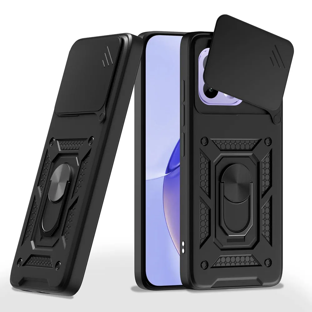 Custodia per Realme 16 Pro, Techsuit, CamShield, Nera - immagine 1