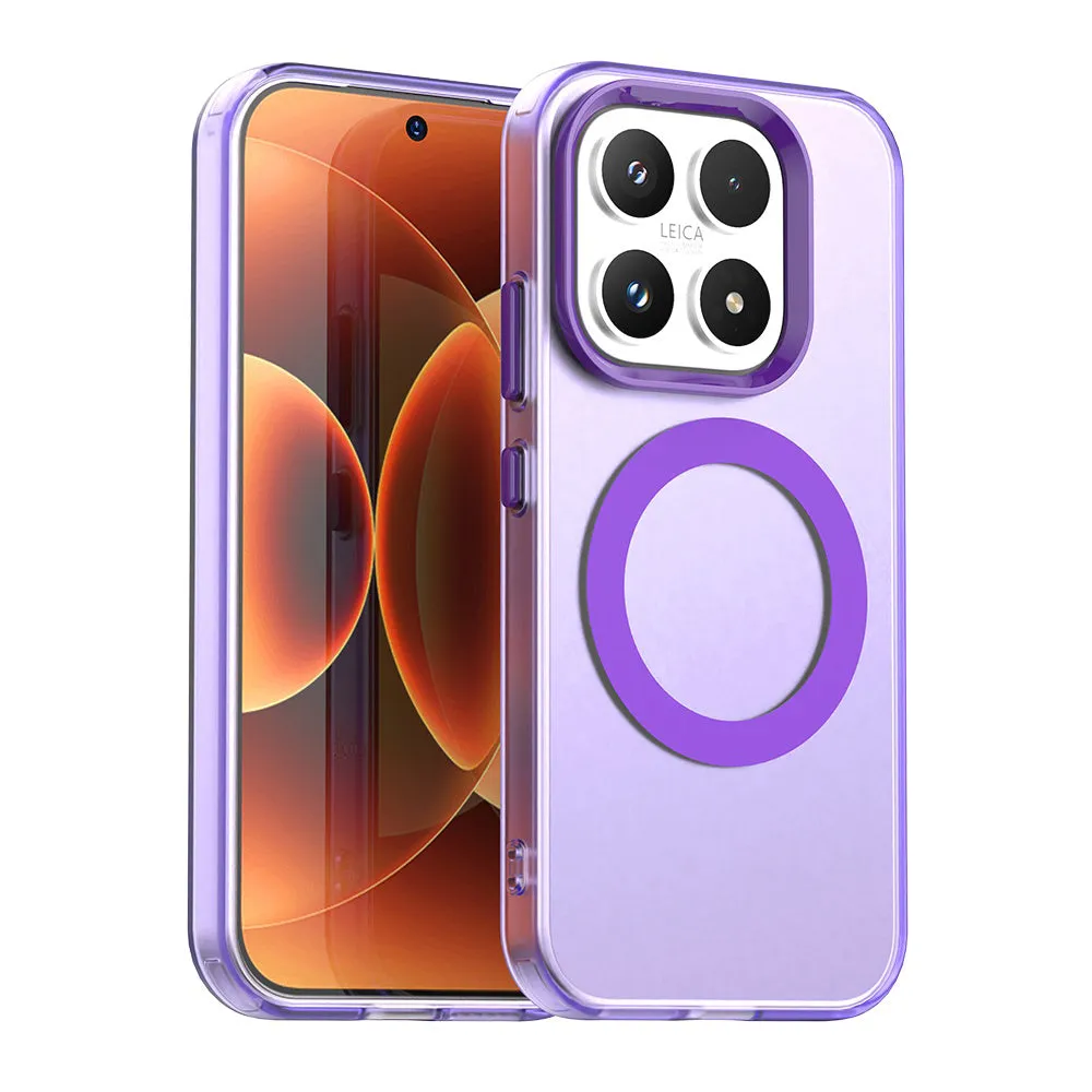 Custodia MagSafe per Xiaomi 17, Techsuit, CandyCase, Viola - immagine 1
