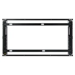 Supporto monitor TV parete ( 29 Kg ) VESA 600 x 400 Wall Mount For Video Wall Display Black WMN 46VD - immagine 1