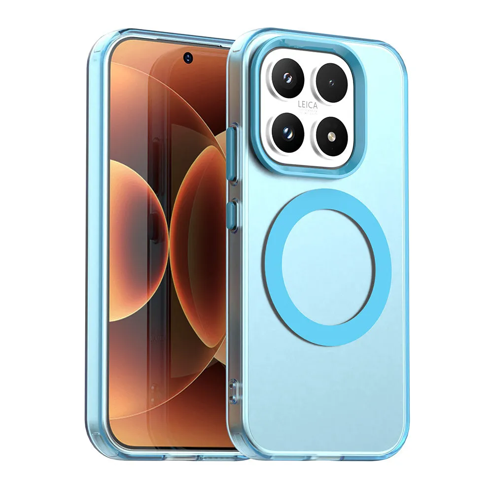 Custodia MagSafe per Xiaomi 17, Techsuit, CandyCase, Blu - immagine 1