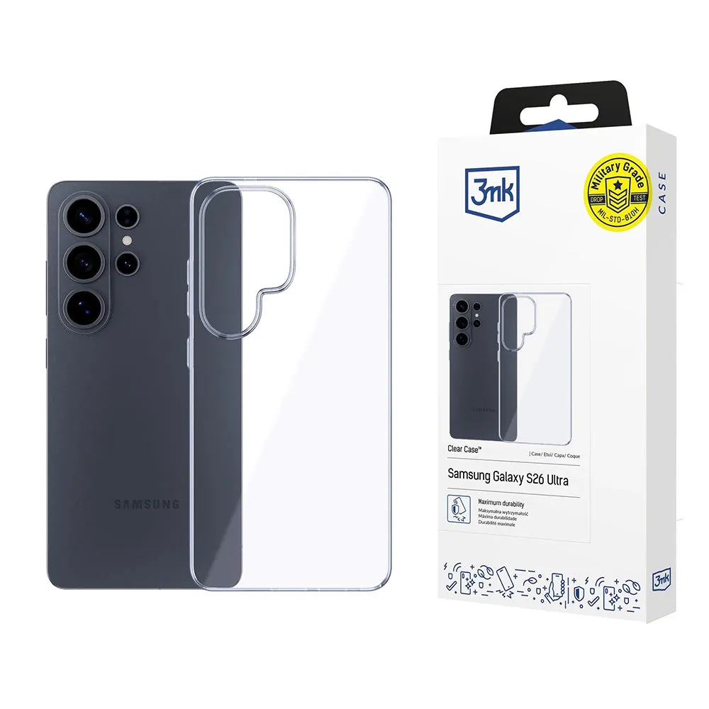 Custodia per Samsung Galaxy S26 Ultra S948, 3MK, Trasparente, Trasparente - immagine 1