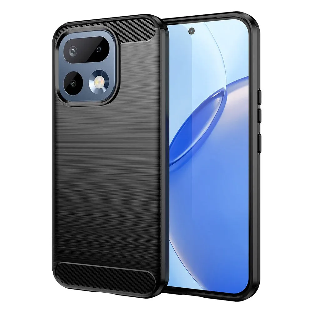 Custodia per Realme 16 Pro, Techsuit, Carbonio, Nera - immagine 1