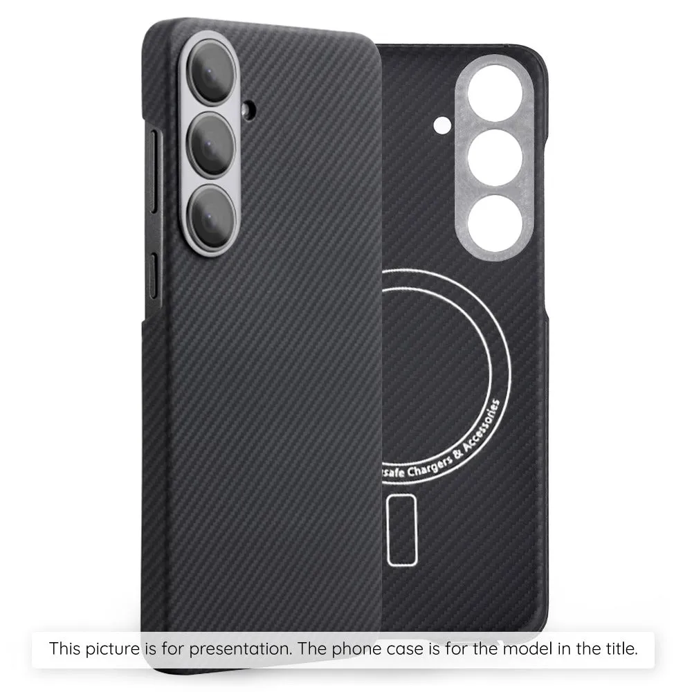 Custodia MagSafe per Honor Magic8 Pro, Techsuit, Fibra di Aramid, Nera - immagine 1