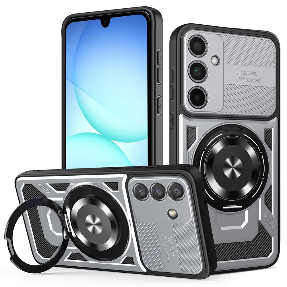 Custodia per Samsung Galaxy A57 5G, Techsuit, RuggedCam, Grigio - immagine 1