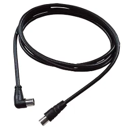 Cavo antenna Cable Tv 90 Black 1,5m PP0619 1 - immagine 1