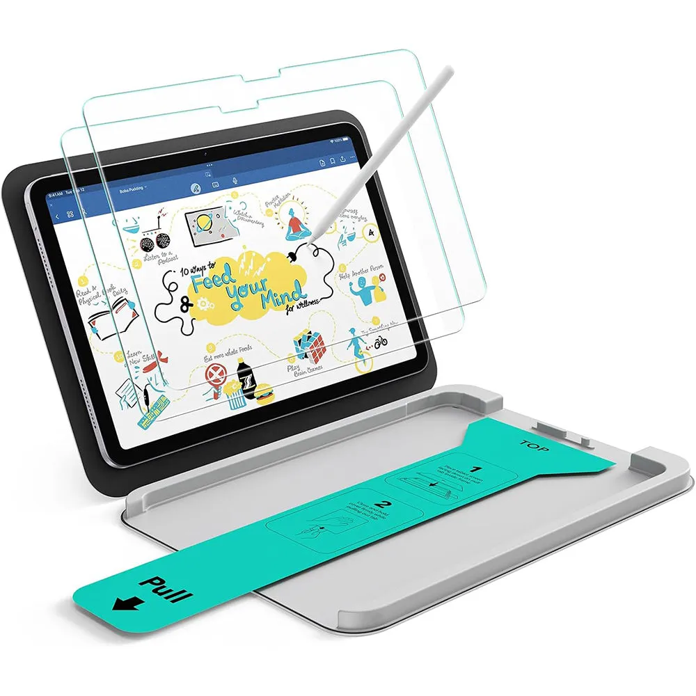 Pellicola protettiva schermo ESR Paper Feel UltraFit per Apple iPad (2025) / (2022), Plastica, Set 2 pezzi - immagine 1