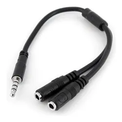 Splitter audio Mini-jack 3,5 mm Y Cable Black MUYHSMFF - immagine 1
