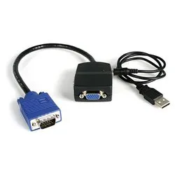 Splitter VGA 2 porte Black e Blue ST122LE - immagine 1