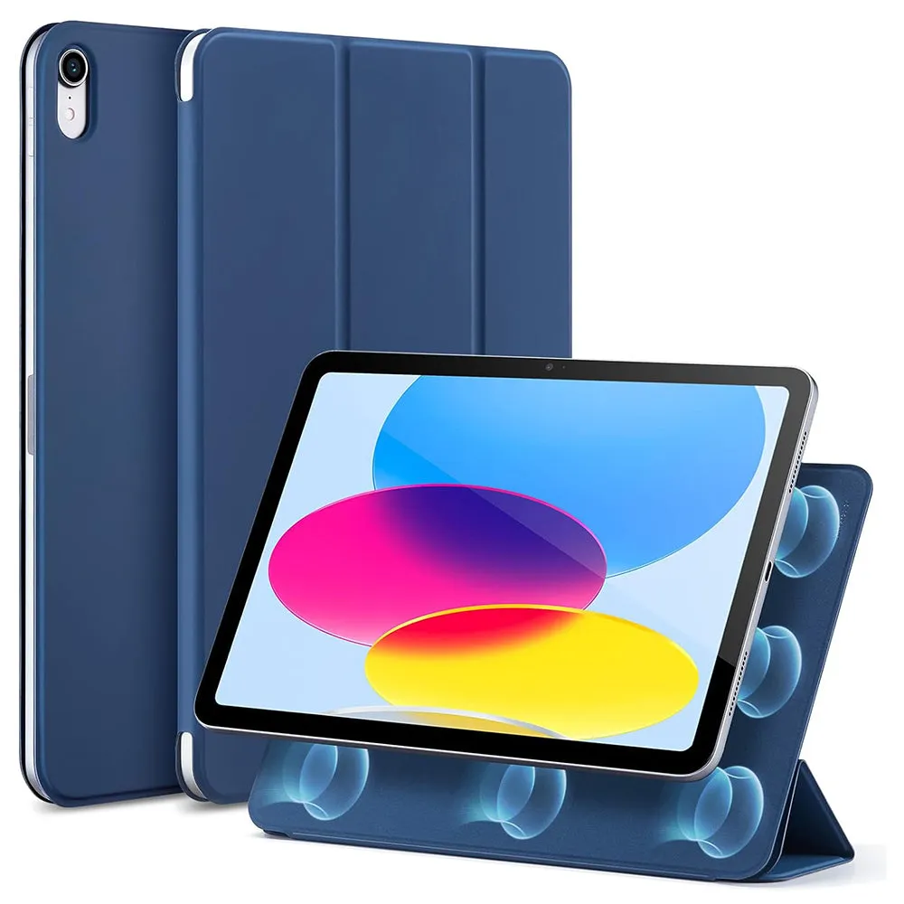 Custodia per Apple iPad (2025) / (2022), ESR, Rebound, Blu navy - immagine 1
