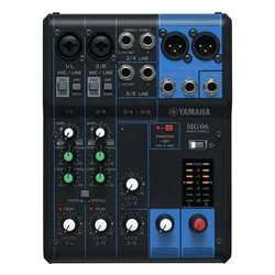 Mixer disc jockey MG SERIES Black MG06 - immagine 1