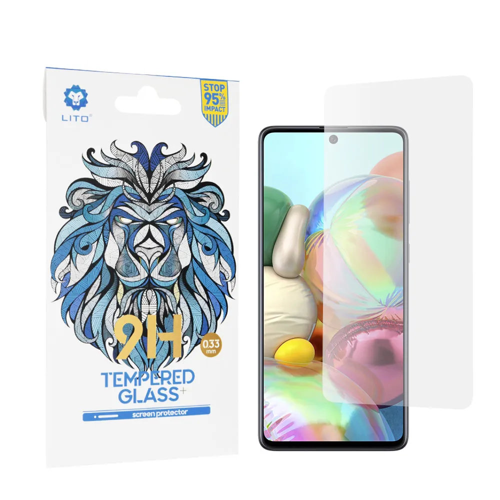 Pellicola Protettiva Schermo Lito Classic per Samsung Galaxy M51 M515 / A71 5G A716 / Note10 Lite N770 / A71 A715, Vetro Temperato, Full Glue, 2.5D - immagine 1