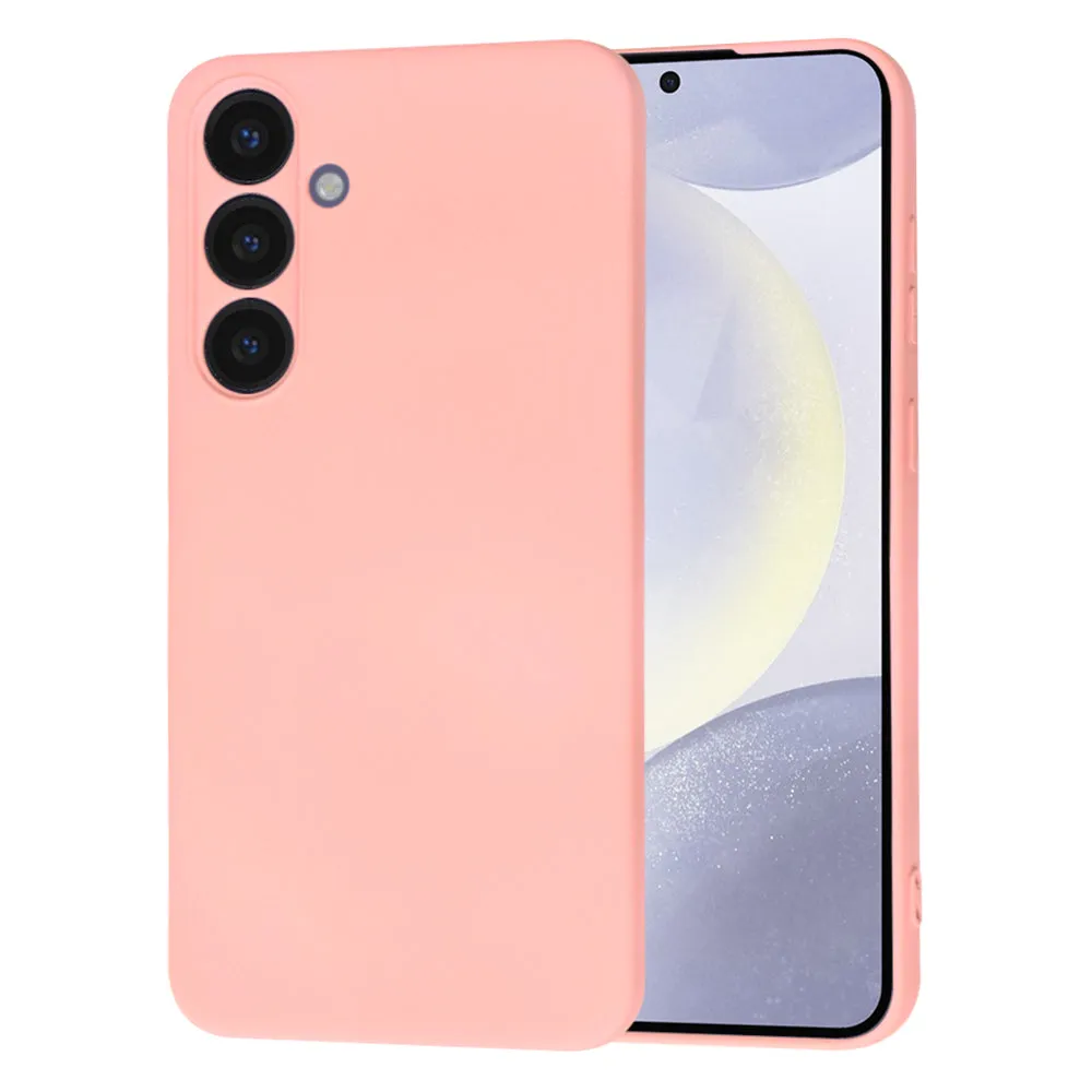 Custodia per Samsung Galaxy S24+ S926, Techsuit, SoftFlex, Rosa Chiaro - immagine 1