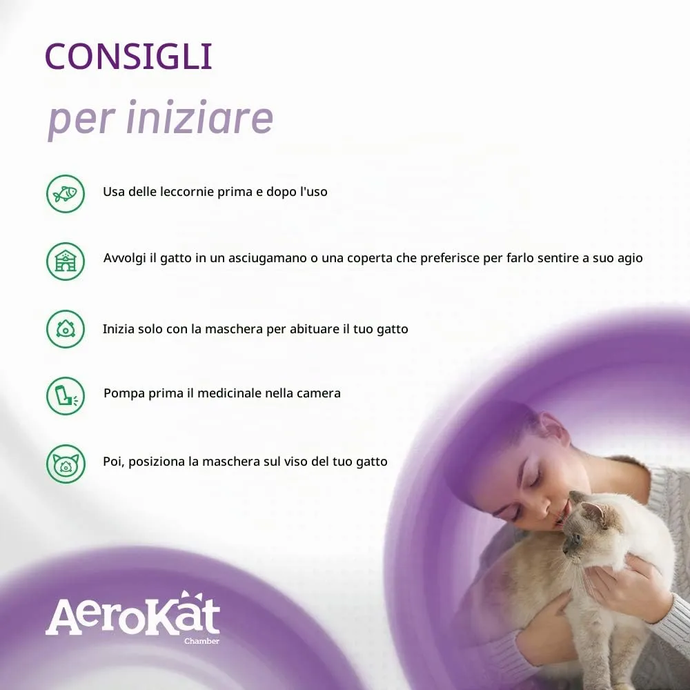 Aerokat, camera di inalazione per gatti - immagine 5