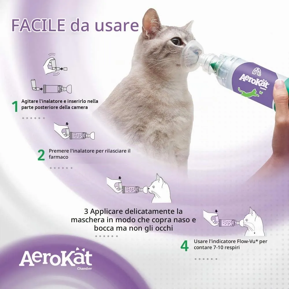 Aerokat, camera di inalazione per gatti - immagine 6