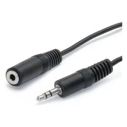 Cavo Jack 3.5 Prolunga Nero MU6MF 1,8m - immagine 1