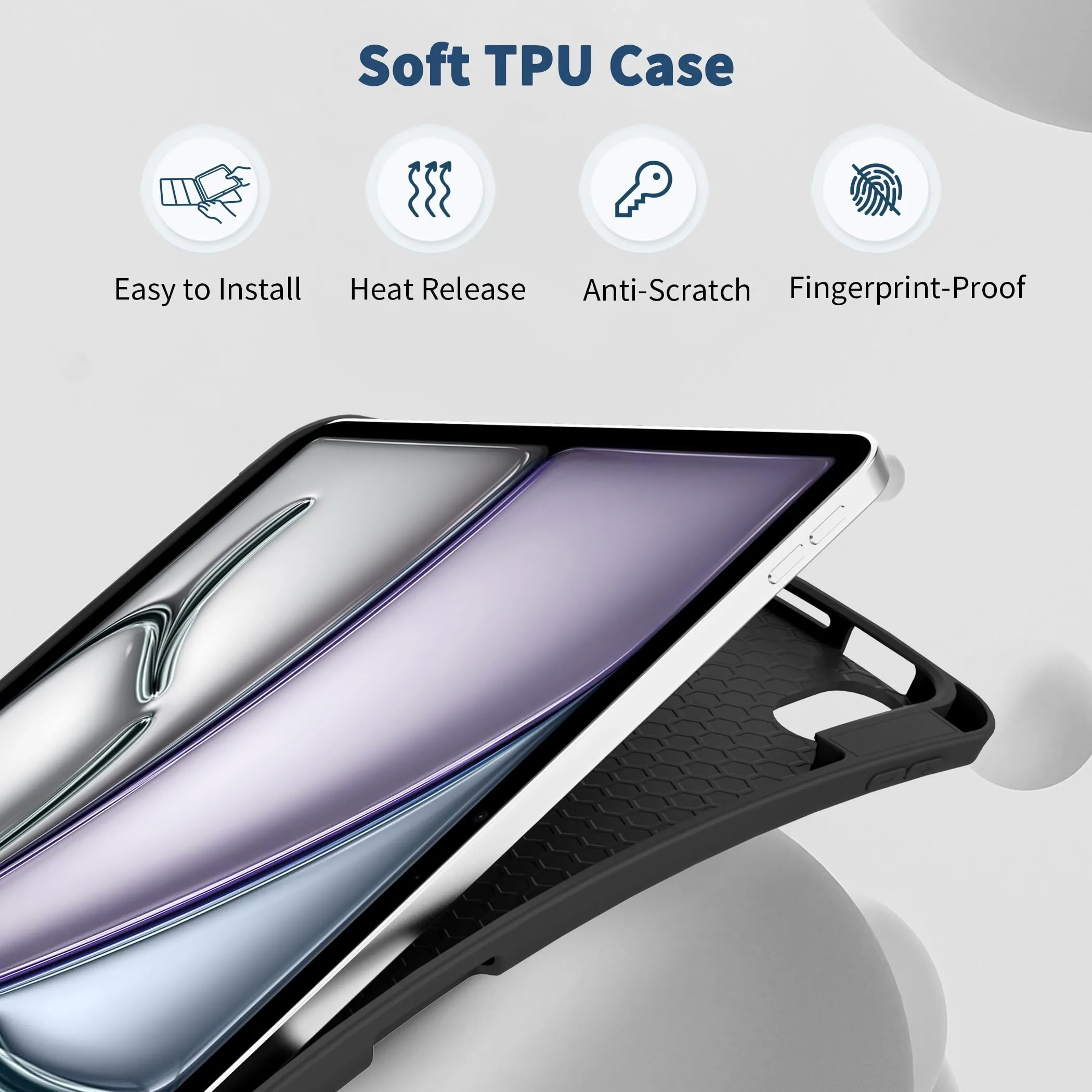 EasyAcc Cover Compatibile con iPad Air 11 Pollici M4/M3/M2 2026/2025/2024 - immagine 7