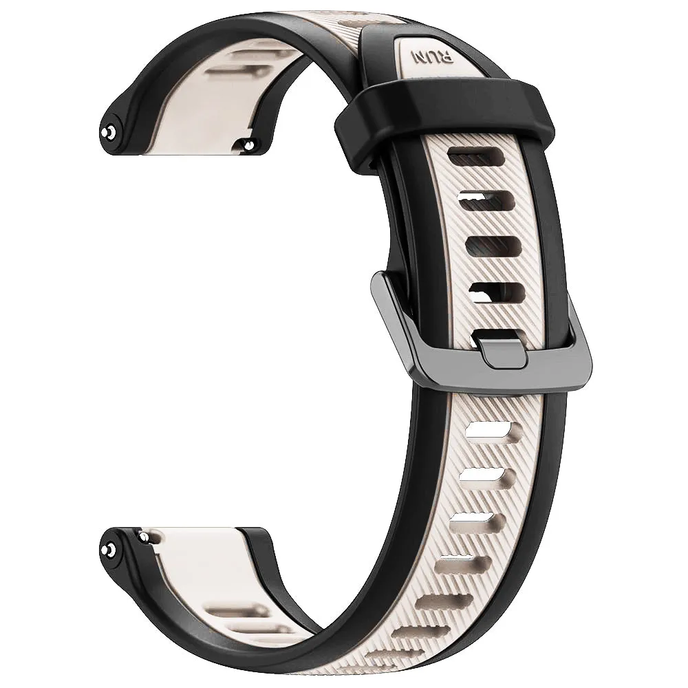 Cinturino Techsuit W053 per Huawei Watch / Garmin Watch Series, 18mm, Beige - immagine 1