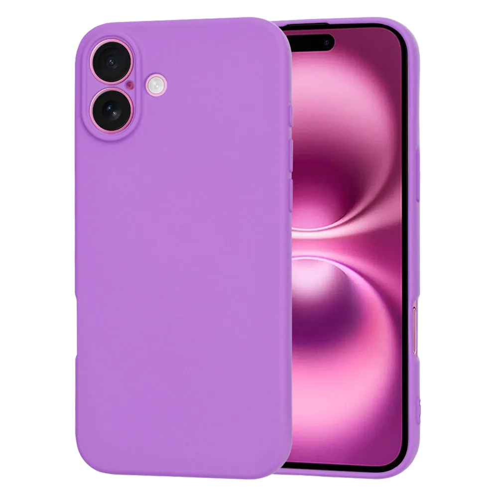 Custodia per Apple iPhone 16 Plus, Techsuit, SoftFlex, Viola - immagine 1