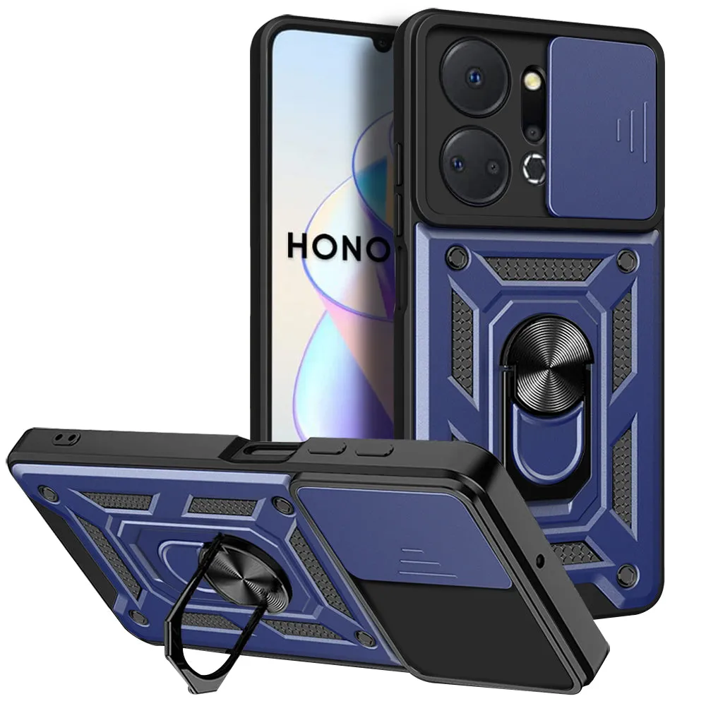 Custodia per Honor X7a, Techsuit, CamShield, Blu - immagine 1