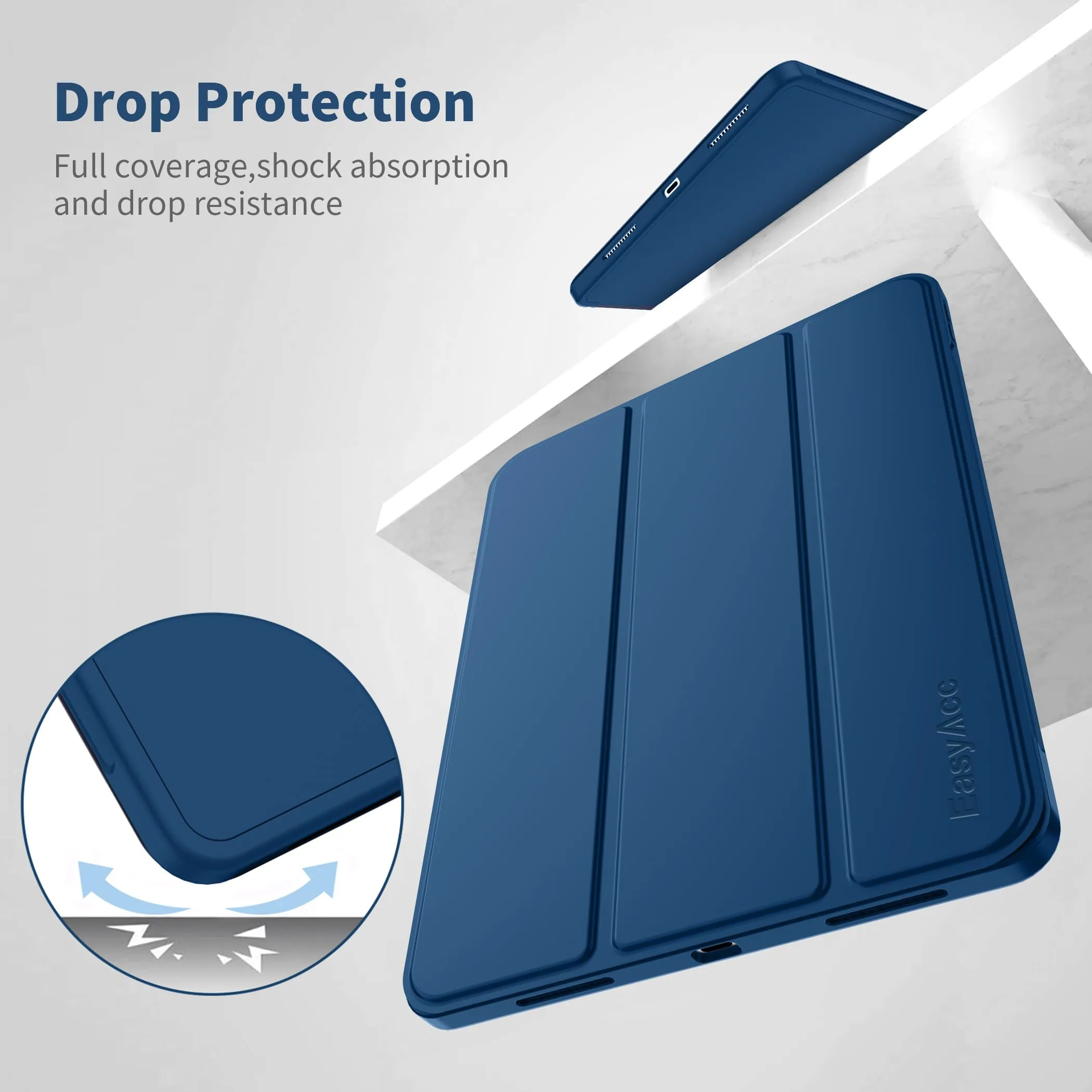 EasyAcc Cover Compatibile con iPad Air 11 Pollici M4/M3/M2 2026/2025/2024 - immagine 3