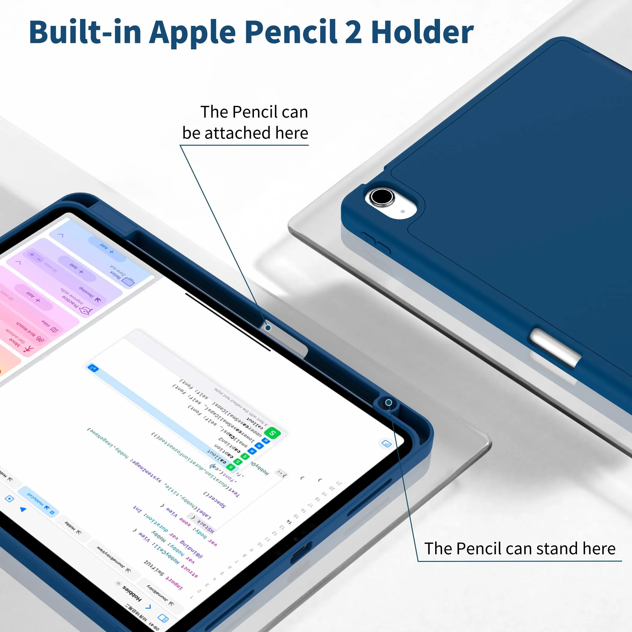EasyAcc Cover Compatibile con iPad Air 11 Pollici M4/M3/M2 2026/2025/2024 - immagine 4