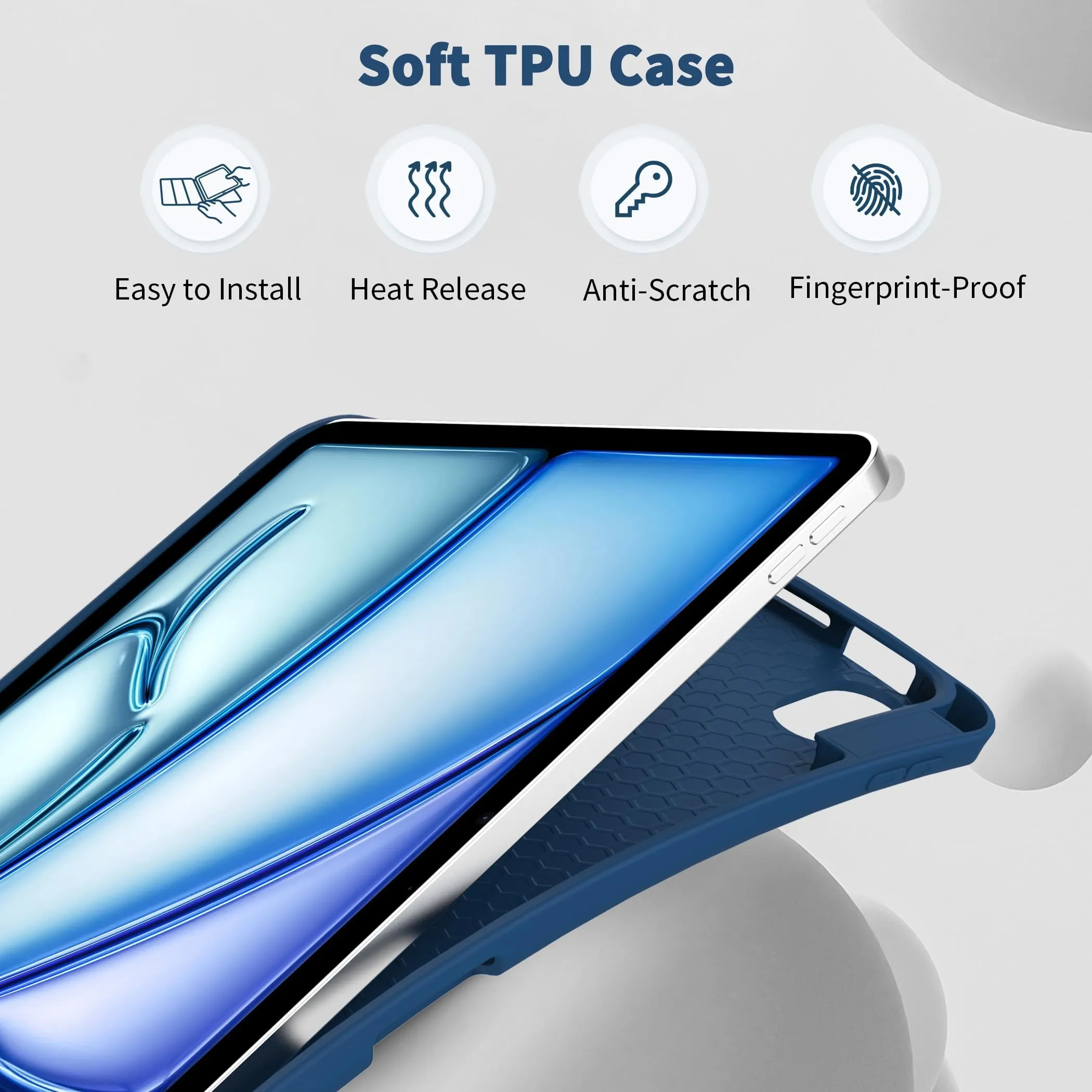 EasyAcc Cover Compatibile con iPad Air 11 Pollici M4/M3/M2 2026/2025/2024 - immagine 6