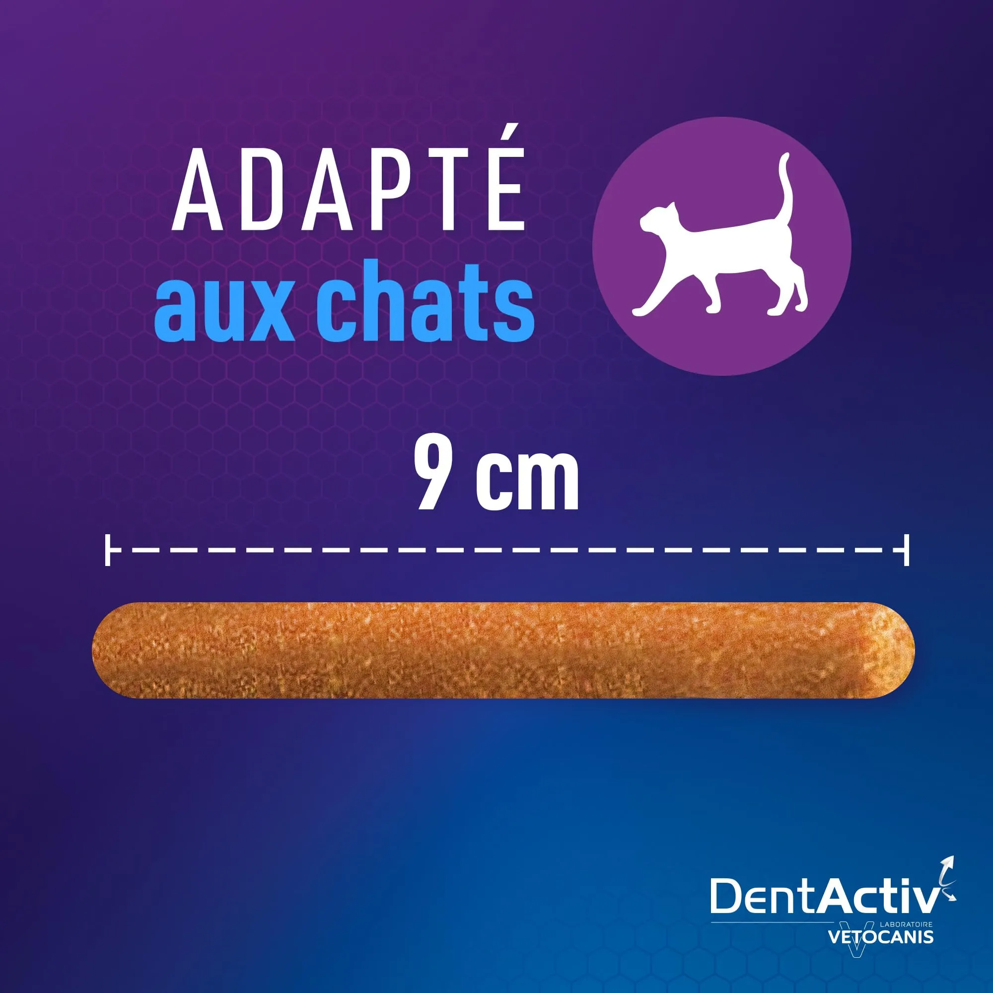 Vetocanis | Dentactiv | Stick Dentistico Gatto | Dolcetti per gatti | Igiene e Salute del Gatto | Ricco di Carne & Pesce| 55% Pollo 26% Salmone | Consigliato dai Veterinari | Sistema anti-placca - immagine 6