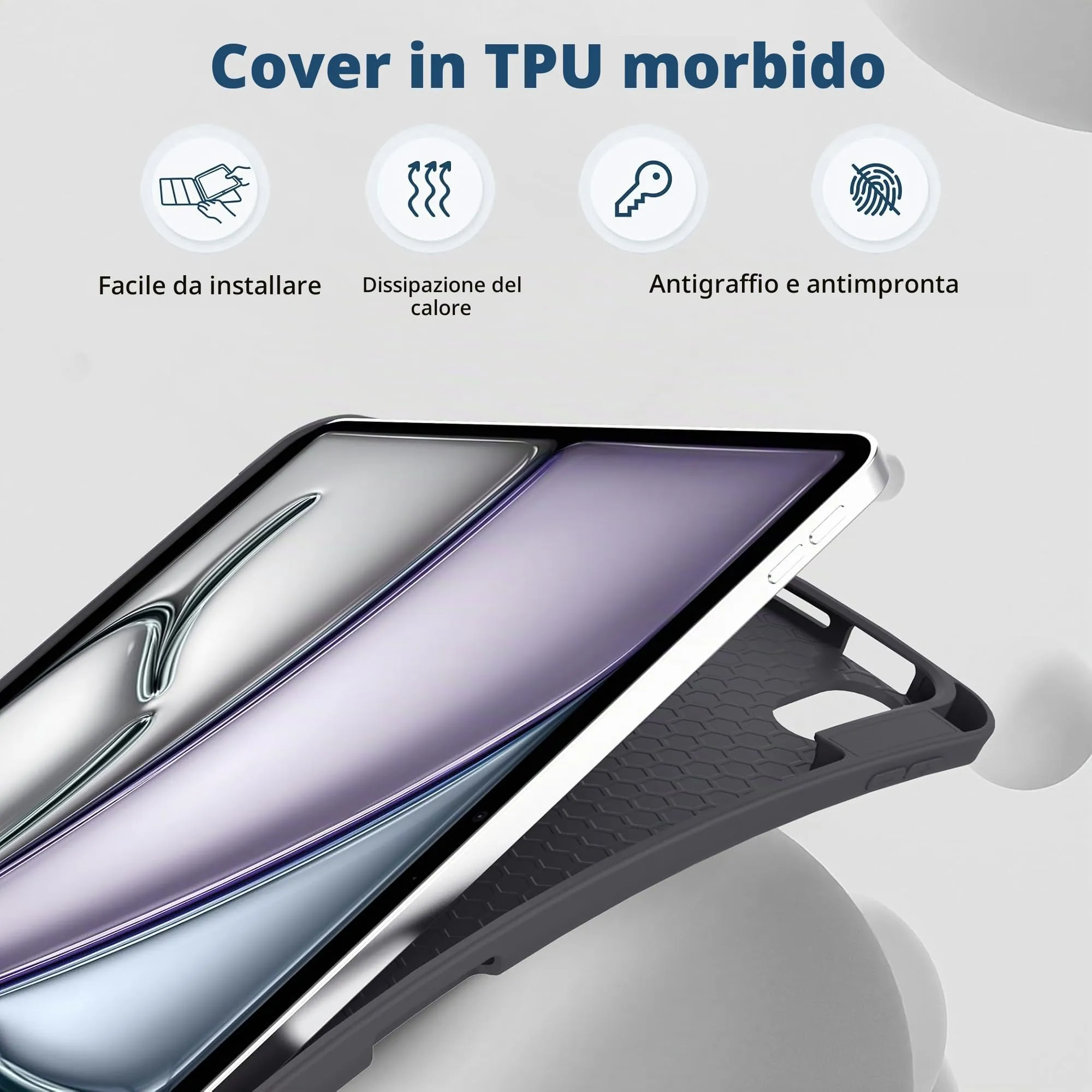 EasyAcc Cover Compatibile con iPad Air 11 Pollici M4/M3/M2 2026/2025/2024 - immagine 4