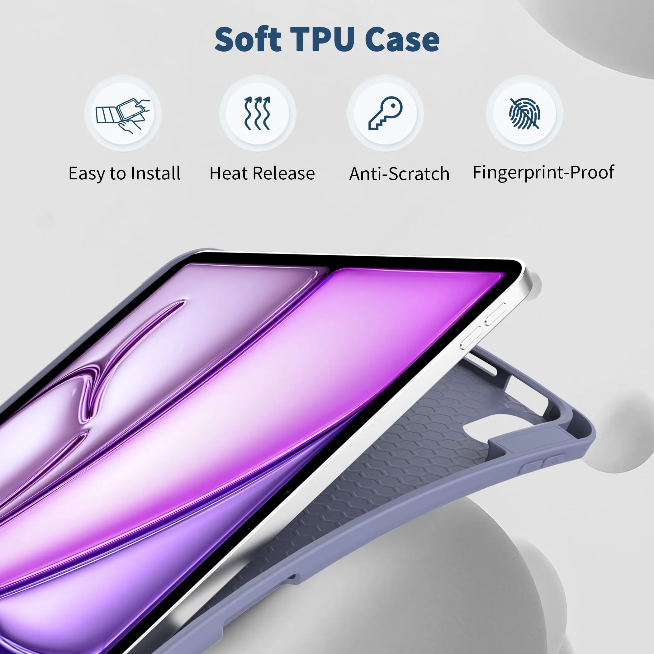 EasyAcc Cover Compatibile con iPad Air 11 Pollici M4/M3/M2 2026/2025/2024 - immagine 6