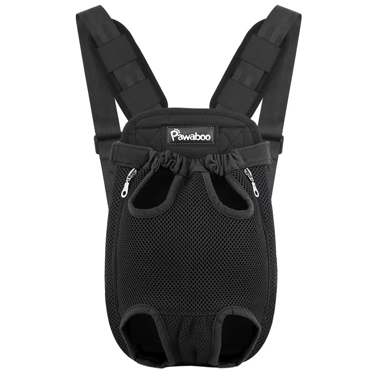 Zaino per Cani, Borsa Portatile da Viaggio per Animali da Compagnia Regolabile, Traspirante e Confortevole, Particolarmente Adatto per Cani/Gatti/Cuccioli di Piccola e Media Taglia, S, Nero - immagine 1