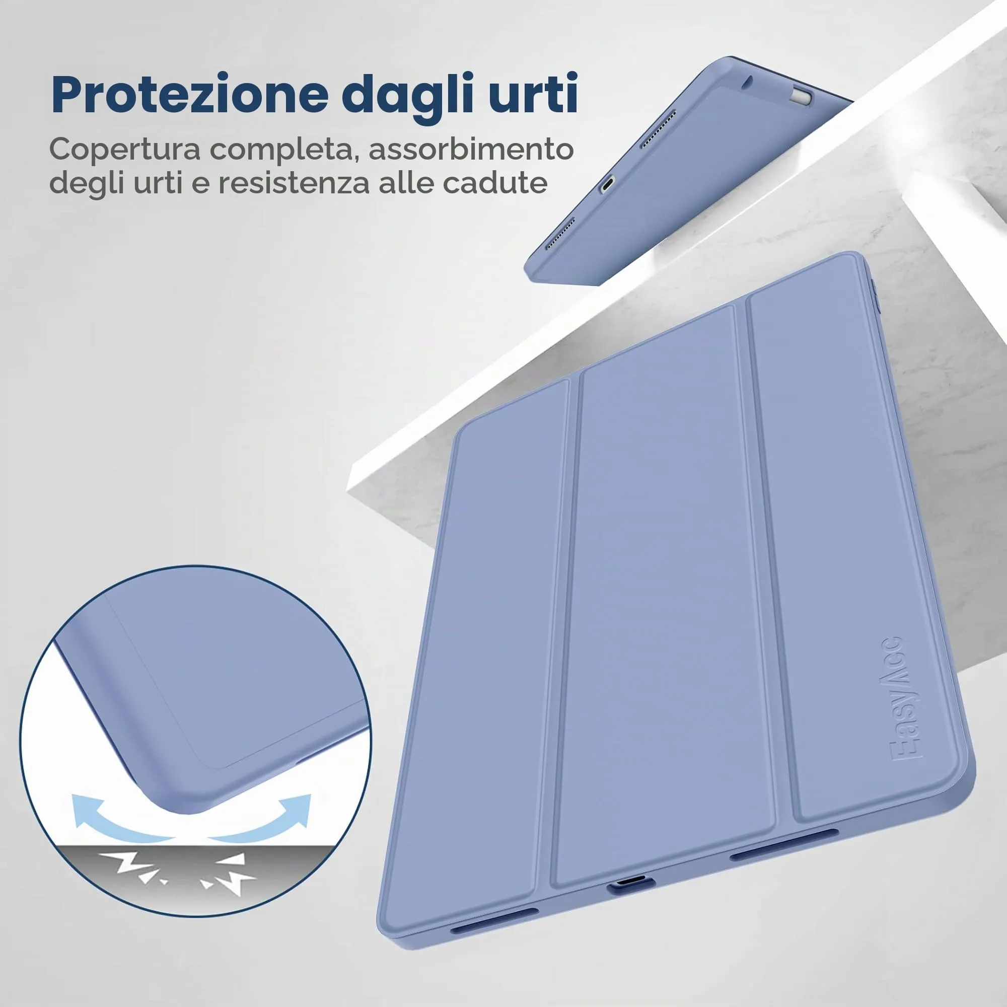 EasyAcc Cover Compatibile con iPad Air 11 Pollici M4/M3/M2 2026/2025/2024 - immagine 3