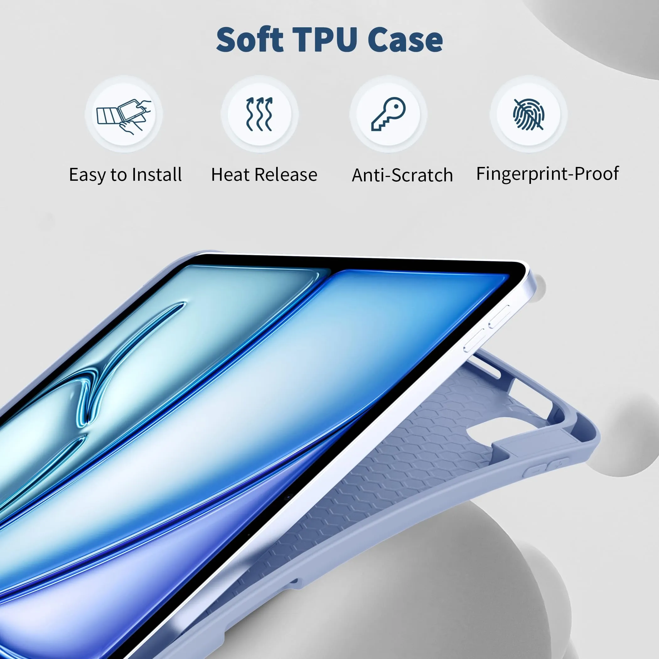 EasyAcc Cover Compatibile con iPad Air 11 Pollici M4/M3/M2 2026/2025/2024 - immagine 4