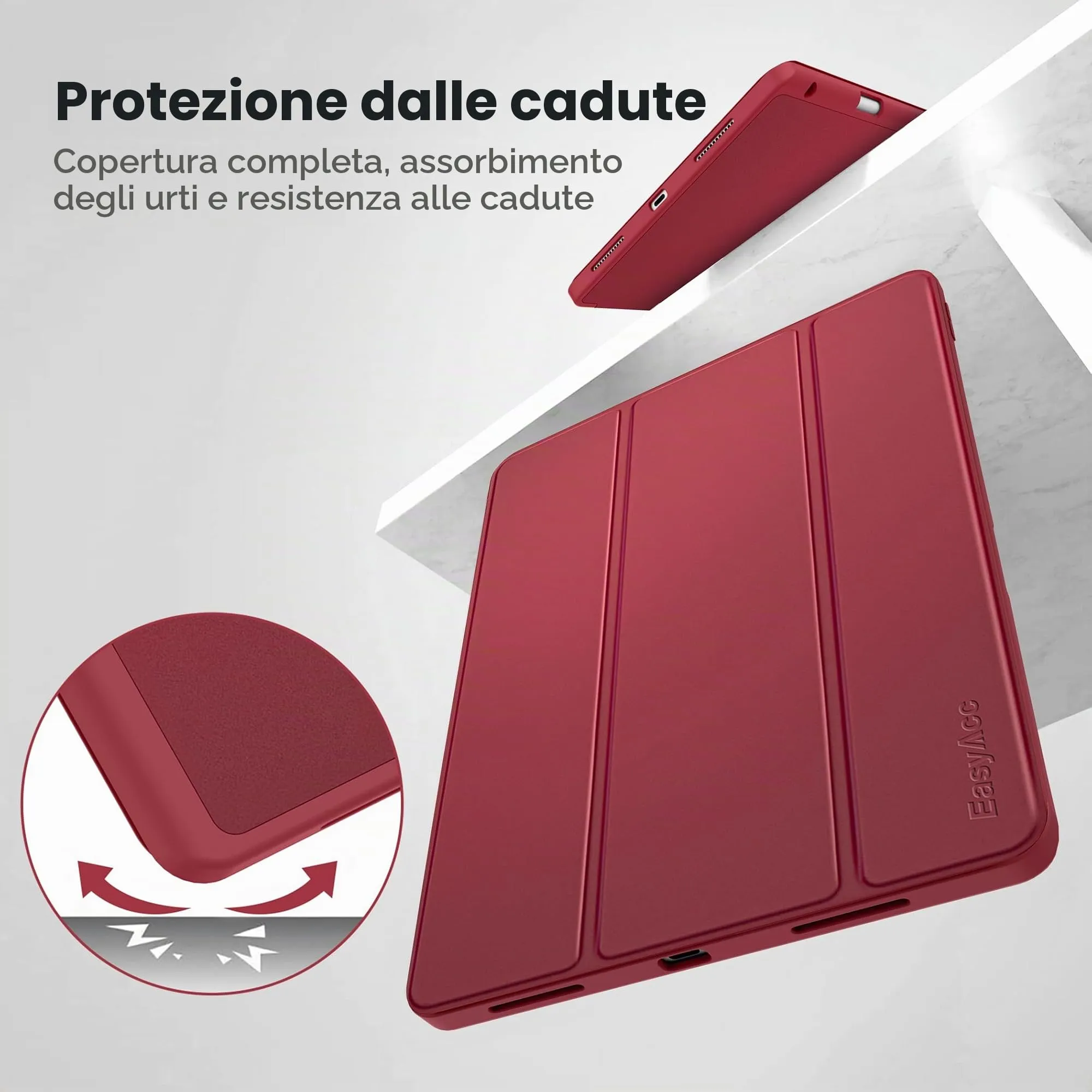 EasyAcc Cover Compatibile con iPad Air 11 Pollici M4/M3/M2 2026/2025/2024 - immagine 3