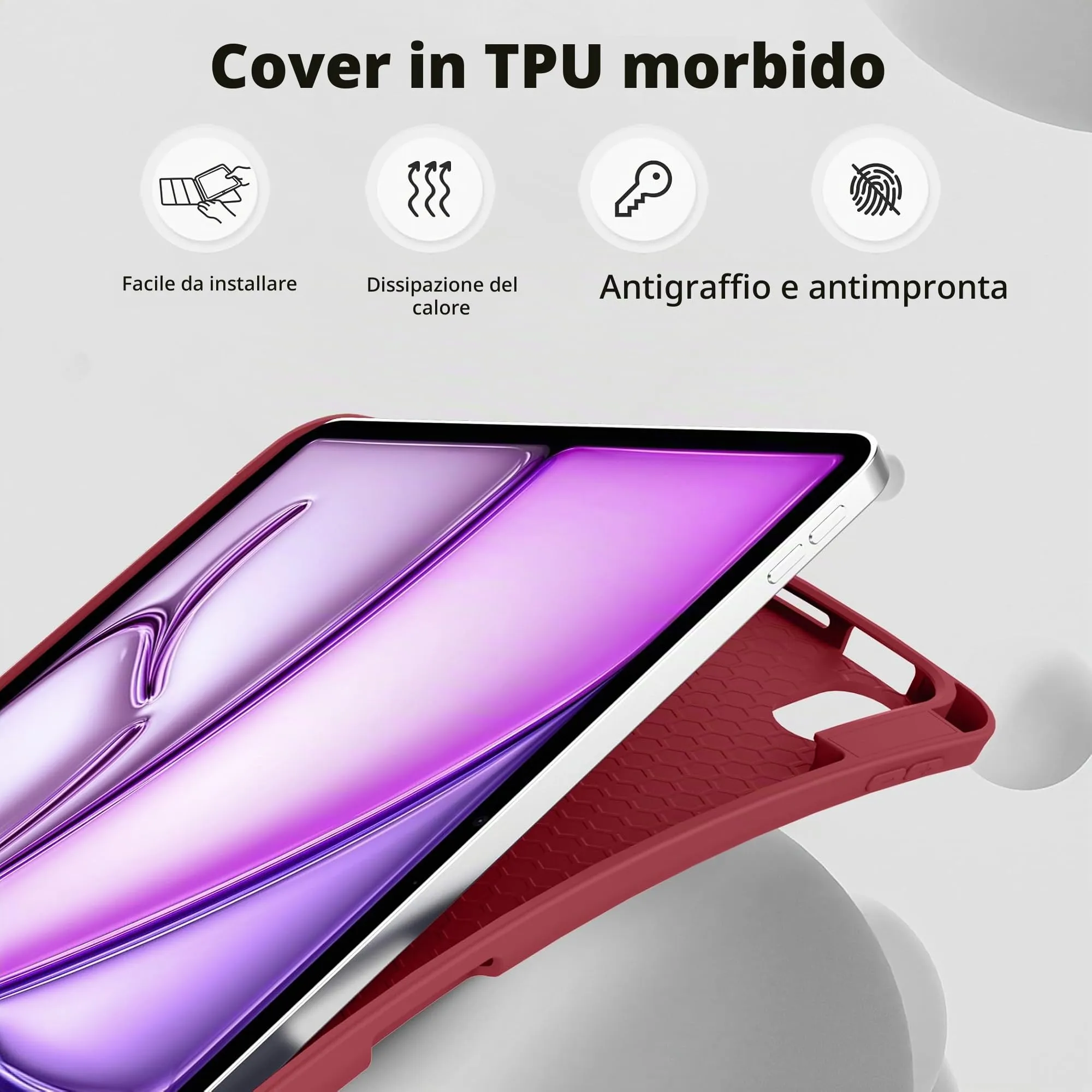 EasyAcc Cover Compatibile con iPad Air 11 Pollici M4/M3/M2 2026/2025/2024 - immagine 4