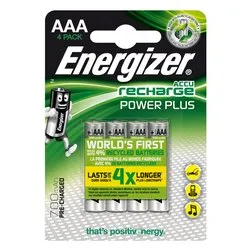 Batteria Ministilo AAA ricaricabile 700mAh POWER PLUS (4pz) 535 417005 00 - immagine 1