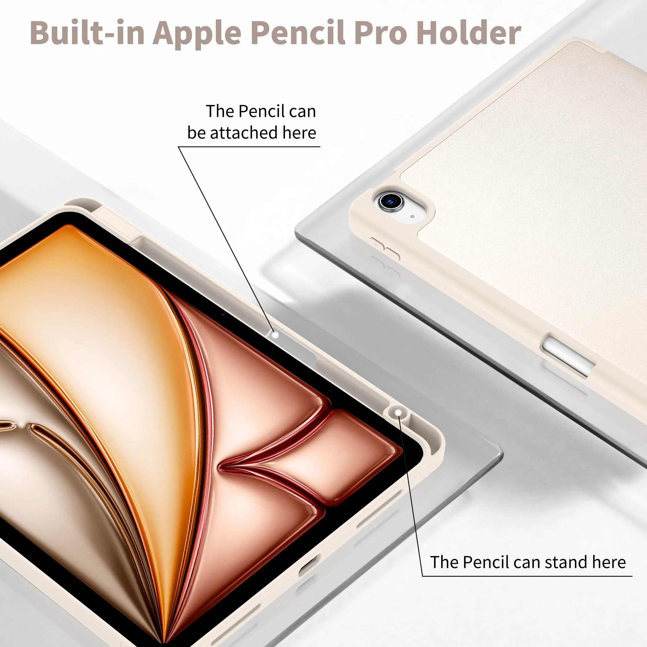 EasyAcc Cover Compatibile con iPad Air 11 Pollici M4/M3/M2 2026/2025/2024 - immagine 5