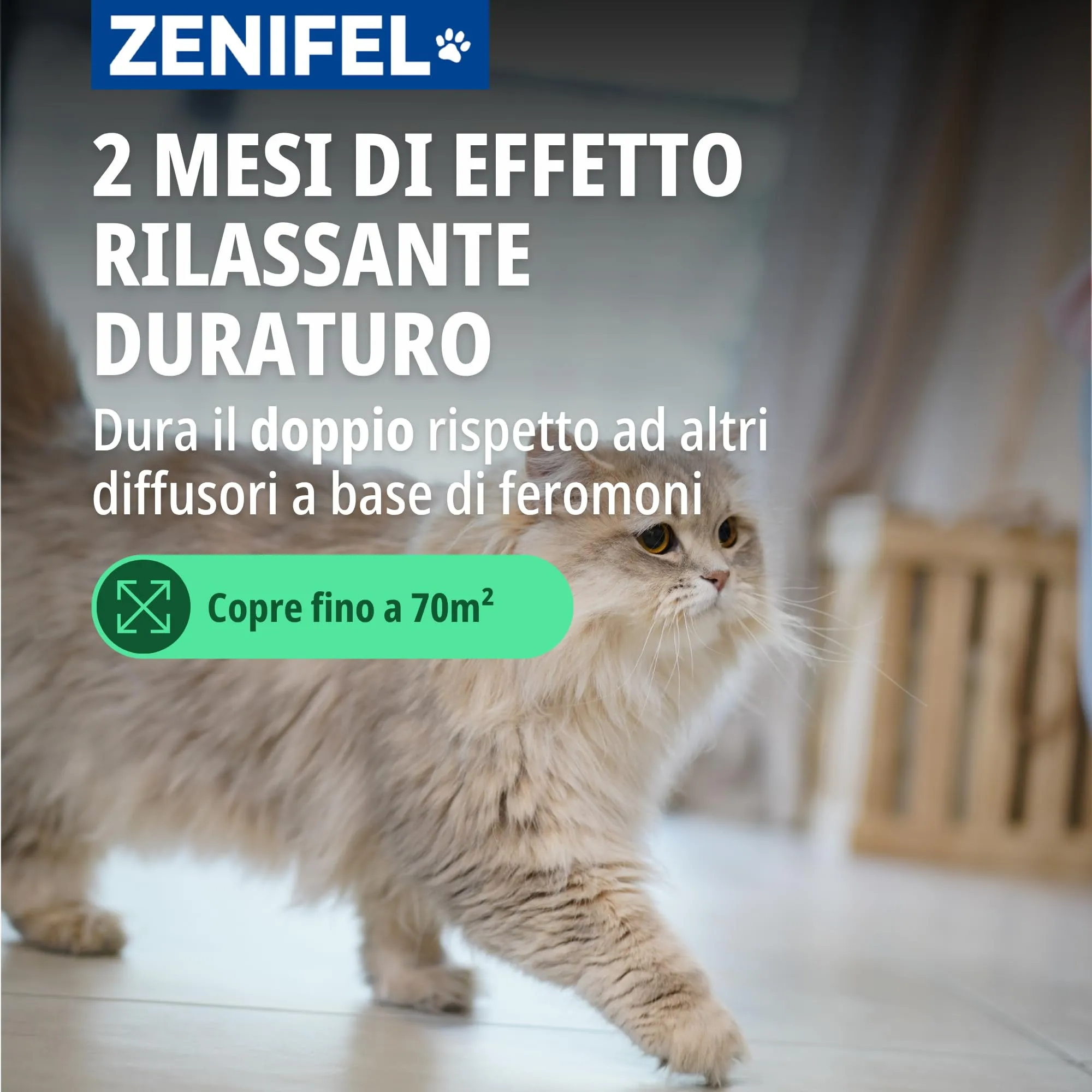 Virbac Zenifel Diffusore in Gel Calmante per Gatti 230 g - immagine 3